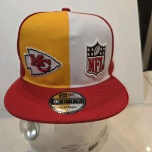 New Era Red and Yellow NFL Snapback Cap